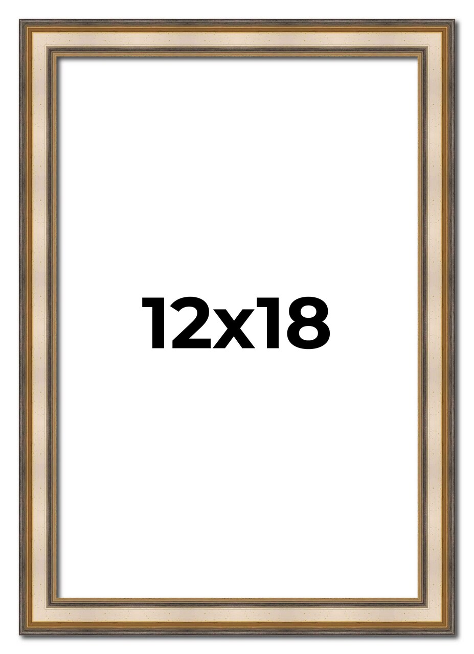 Refined Silver Picture Frame - UV Acrylic, Foam Board Backing, Hanging Hardware